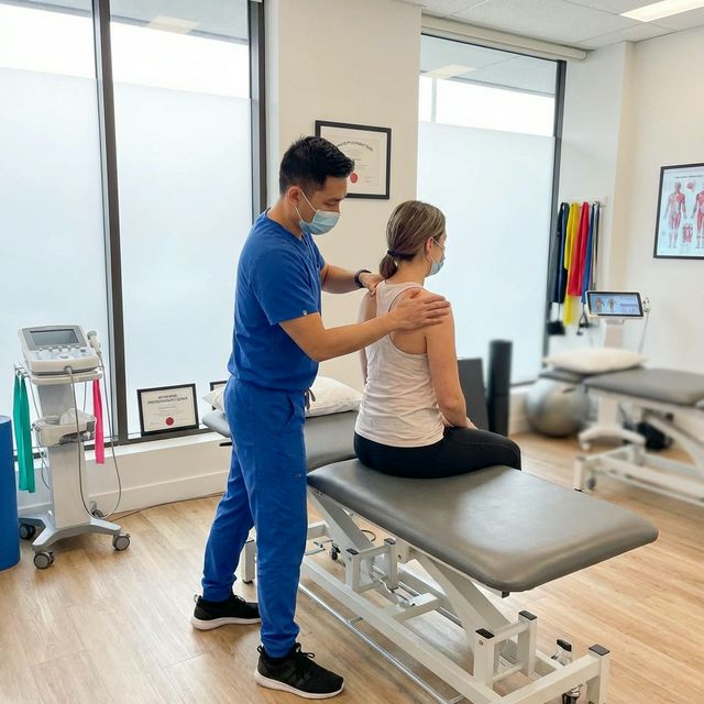 Sessão de Fisioterapia